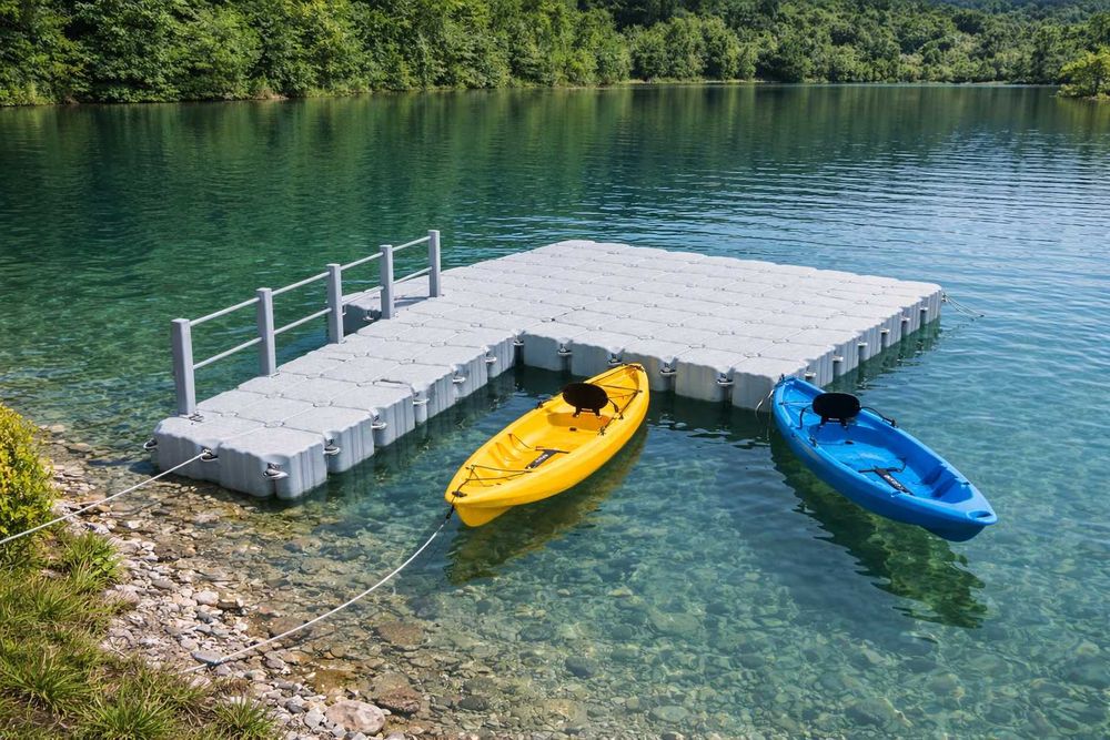 Black Friday: Ponton modular pt. ambarcatiuni: 6 mp - 4x1,5/3x2 metri