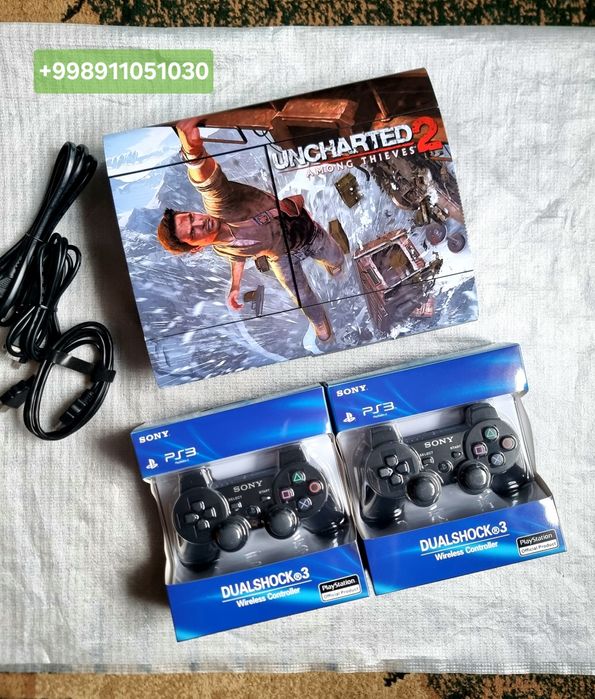 PlayStation 3 super slim plombasi bor. Yangi atiga 11 kun ishlagan.