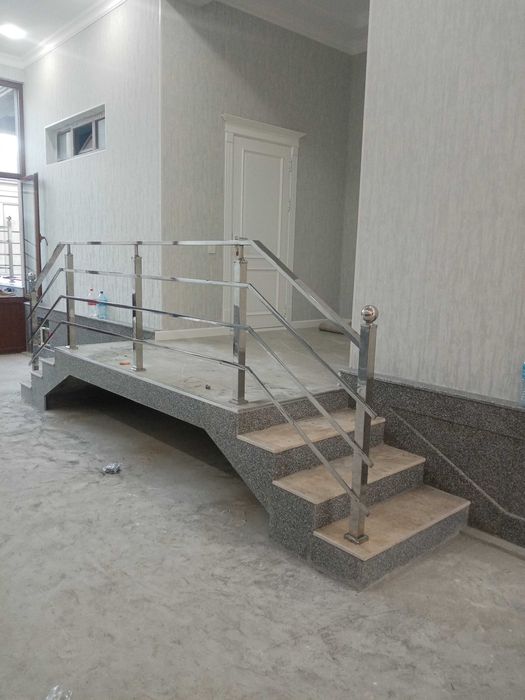 Нержавейка перила замонавий зина туткичлар