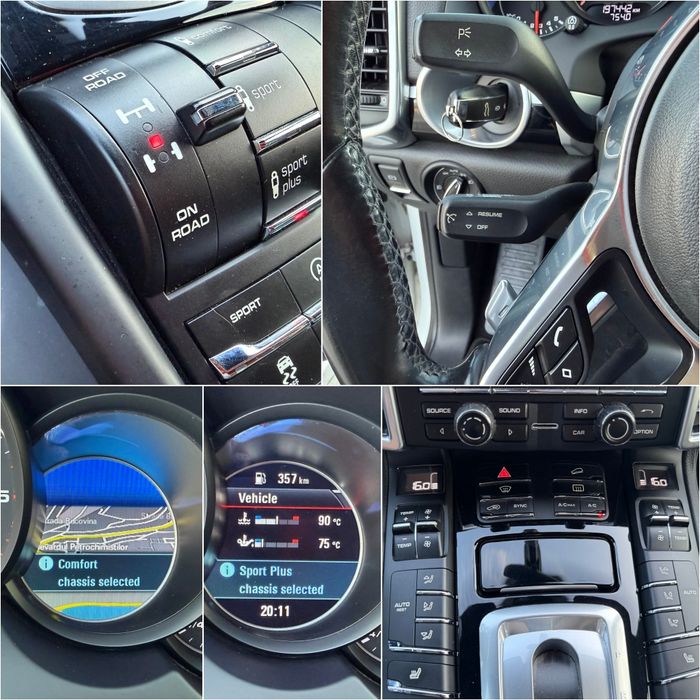 Porsche Cayenne 3.0 Diesel          EURO 6 / Alb Perlat / Spyder / 2016 / Facelift / Platinum / 4x4