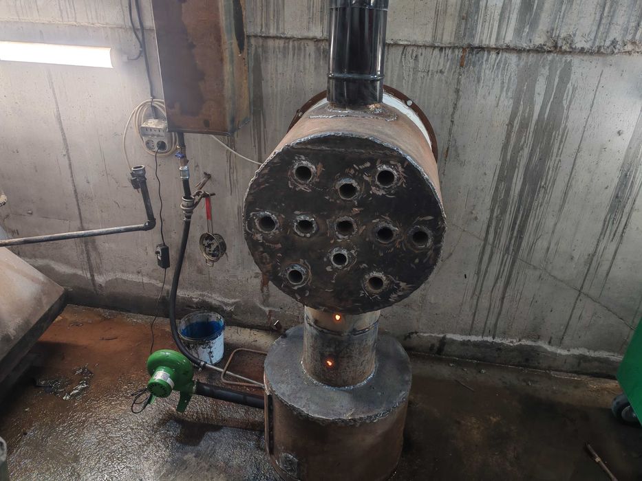 Печка на отработено масло