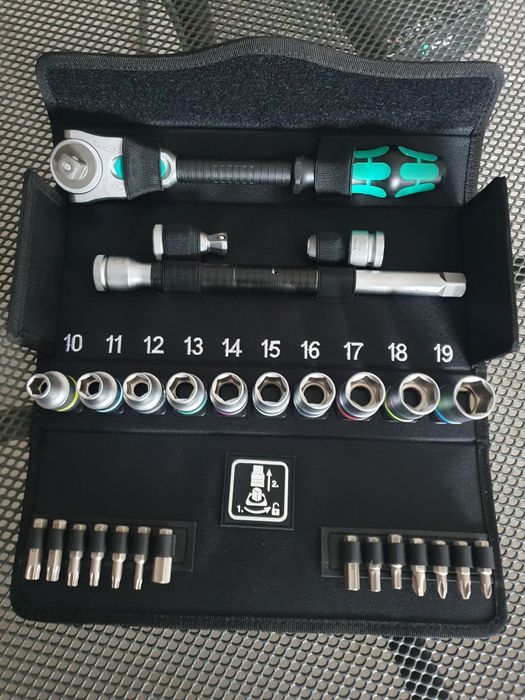 Trusa WERA 8100 SC 6 Zyklop Speed Ratchet 1/2 - 28 pcs