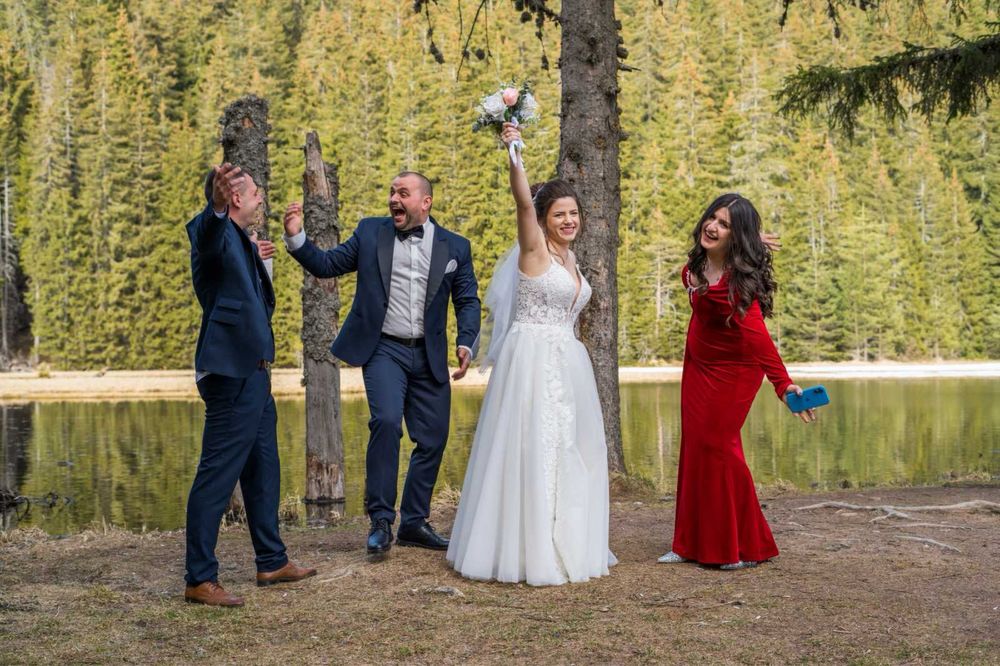 Официална червена дълга рокля