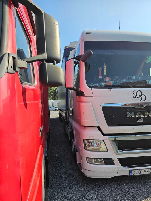 Man Tgx 18.480  EEV 2014 cap tractor  semiremorca prelata kogel Krone