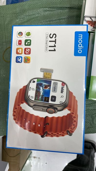 Smart watch internet simkarta barcha ilovani oqiydi