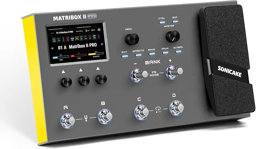SONICAKE Matribox II Pro - Многоефектен китарен педал с експресия