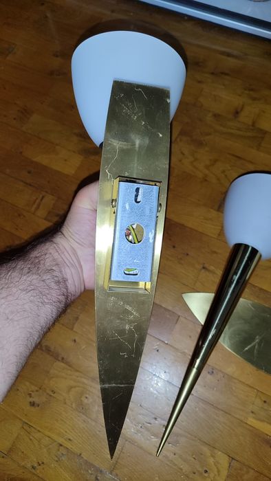 Set Aplica perete alamă