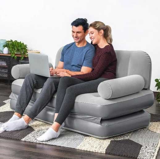 Диван надувной Bestway-188х152х64 см Насос электрик и доставка бесплат