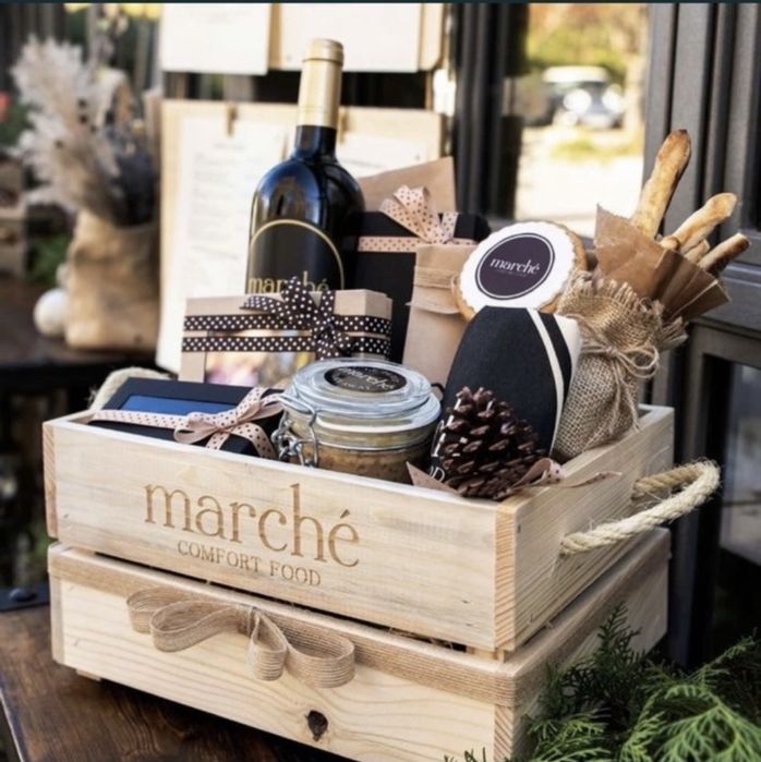 Декоративни щайги от дърво за корпоративни подаръци