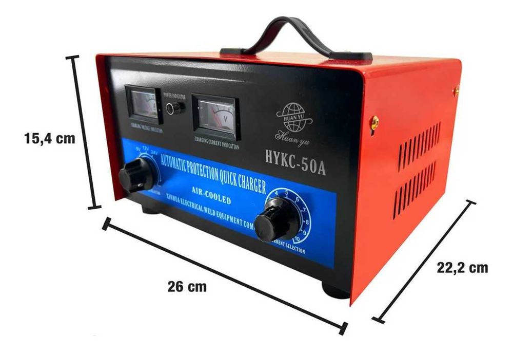 Зарядно устройство за акумулатор 50A - 6V/12V/24V.