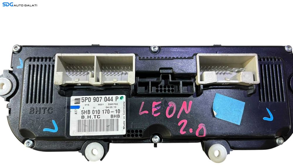 Panou Modul Unitate Comanda AC Aer Conditionat Clima Climatronic Seat Leon 1P 2004 - 2013 Cod 5P0907044P [LC1196]