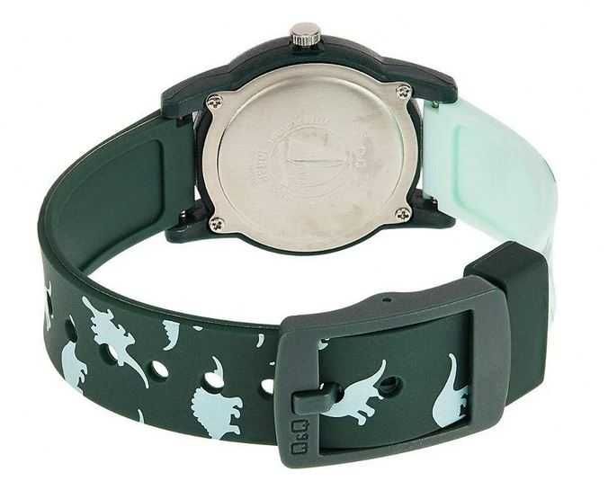 Детски часовник Q&Q 10 BAR- Детски часовници QQ -Динозавър Розов Черен