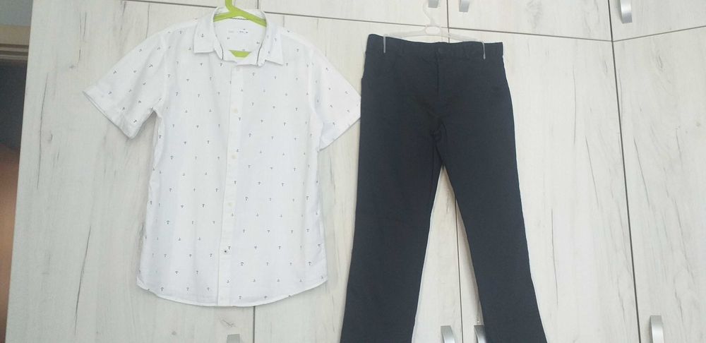 Детски ризи чист памук за момче от размер 128 до 165-0т 25 до 40лв.