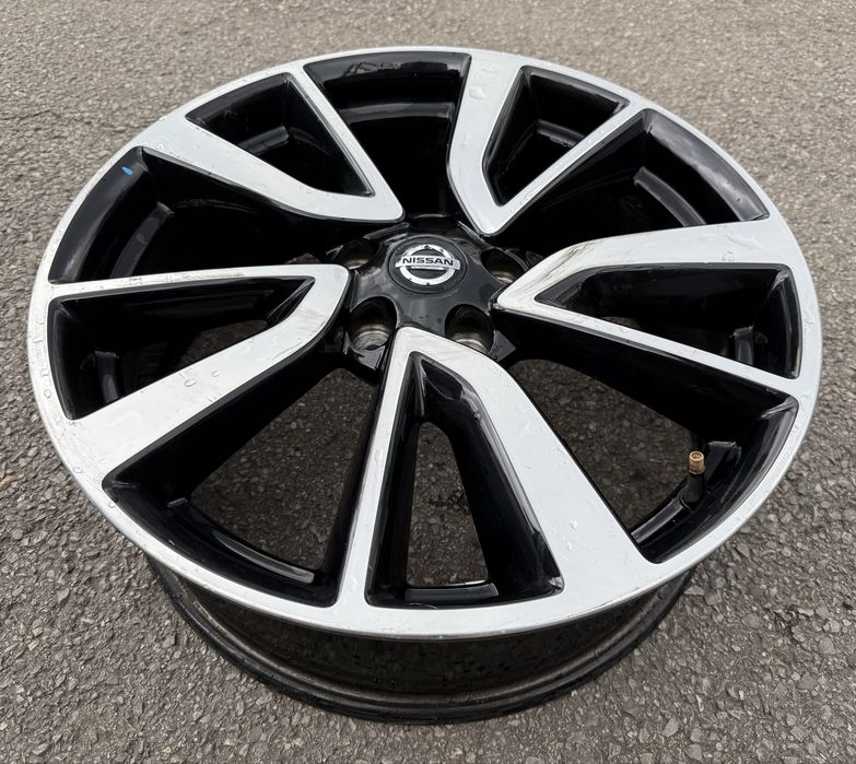 Оригинална джанта Нисан Кашкай Х-трейл 5Х114.3 OEM NISSAN QUASHQAI+2 J11 X-trail 19 цола единична бройка за резервна патерица без TPMS сензор датчик