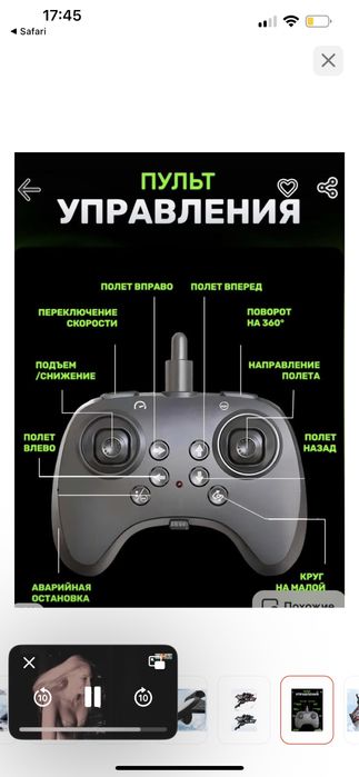 Квадрокоптер на радиоуправлении Combat Flight