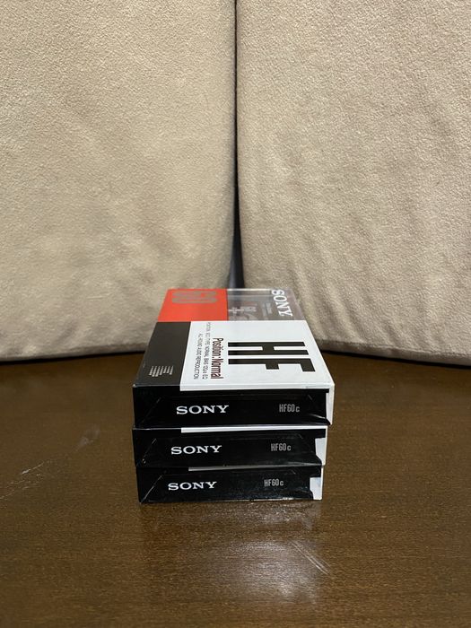 3 Casete Sony Sigilate
