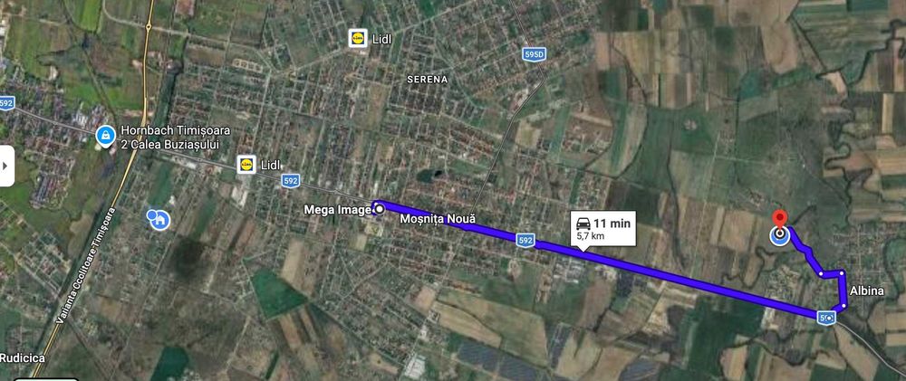 URGENT: Propietar vând parcelă foarte generoasă, 1002mp, toate utilitățile. Moșnita Nouă/Armonia