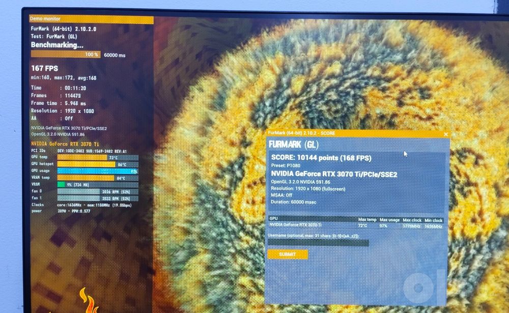 Rtx 3070ti 8gb Palit