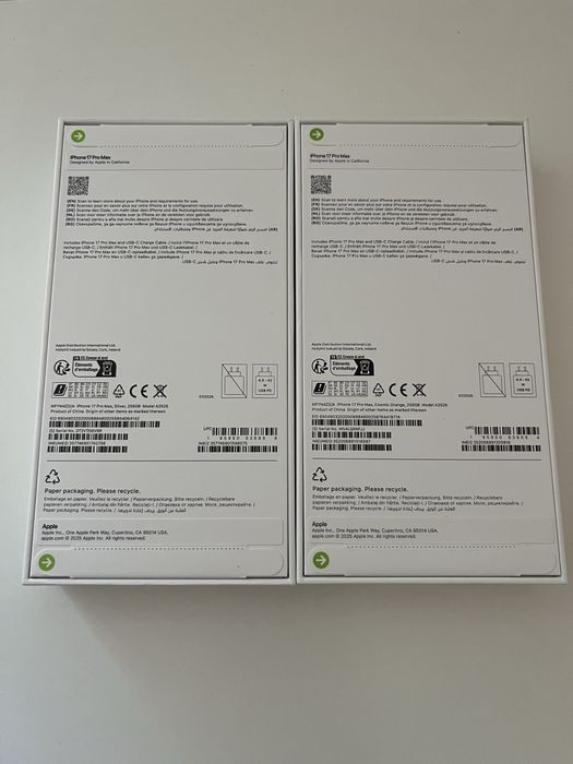 Iphone 17pro max 256GB