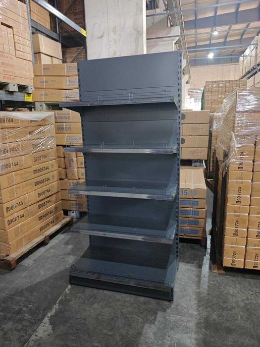 Raft Magazin de perete, 100x220cm, 50cm Baza si 4 polite de 40cm
