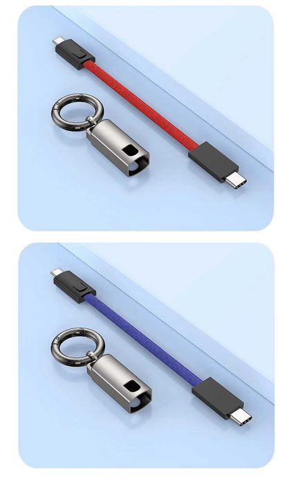 Кабель Брелок Type C to C 65 Вт