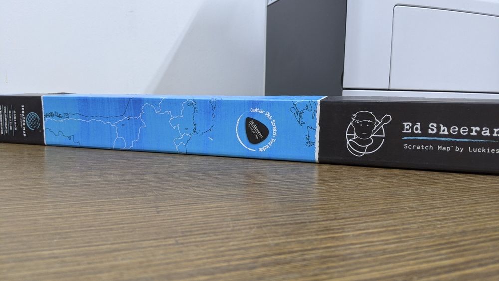 Harta razuibila Ed Sheeran 59.4cm x 82.5cm LUCK-ED