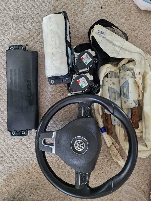 2014 Golf 6 airbag аирбег комплект колани завеси 5 комплекта налични