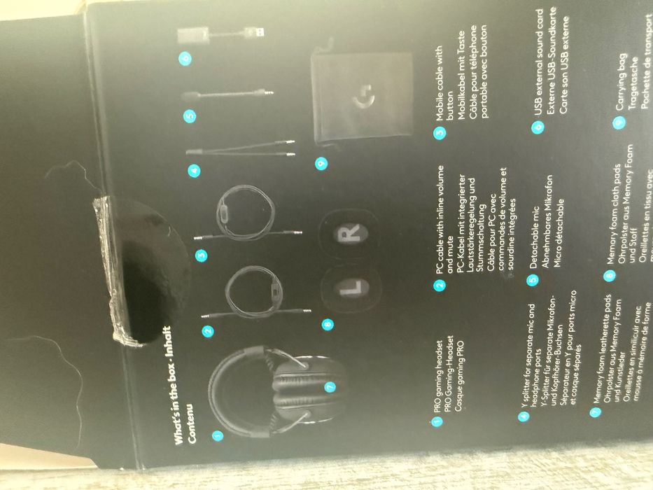 Gaming headphones/геймърски слушалки (Logitech X Pro)