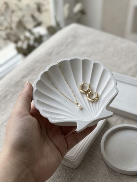 Декор ракушка из гипса