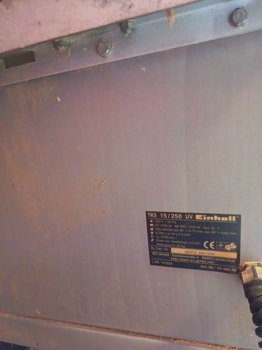 Настолен циркуляр Einhell TKS 15/250 UV - 1500W