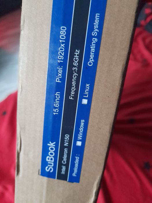 Laptop subook nou 16gb ram Ssd1 1TB