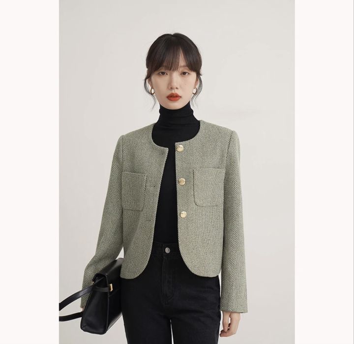 Твидовый пиджак жакет