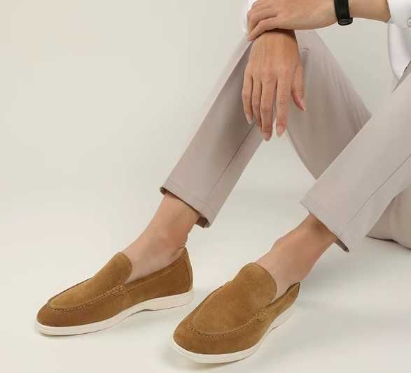 Pantofi casual 43 43.5 slip on Sartoriale OMNIO NOI piele naturala