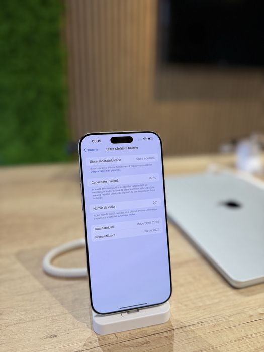 **ATS GSM**iPhone 16 PRO MAX 256Gb/Baterie99%/Fact+Gar 12 luni