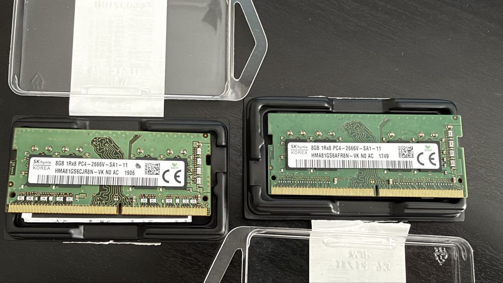 2 x 8GB RAM laptop SK Hynix DDR4 2666MHz (16GB total)
