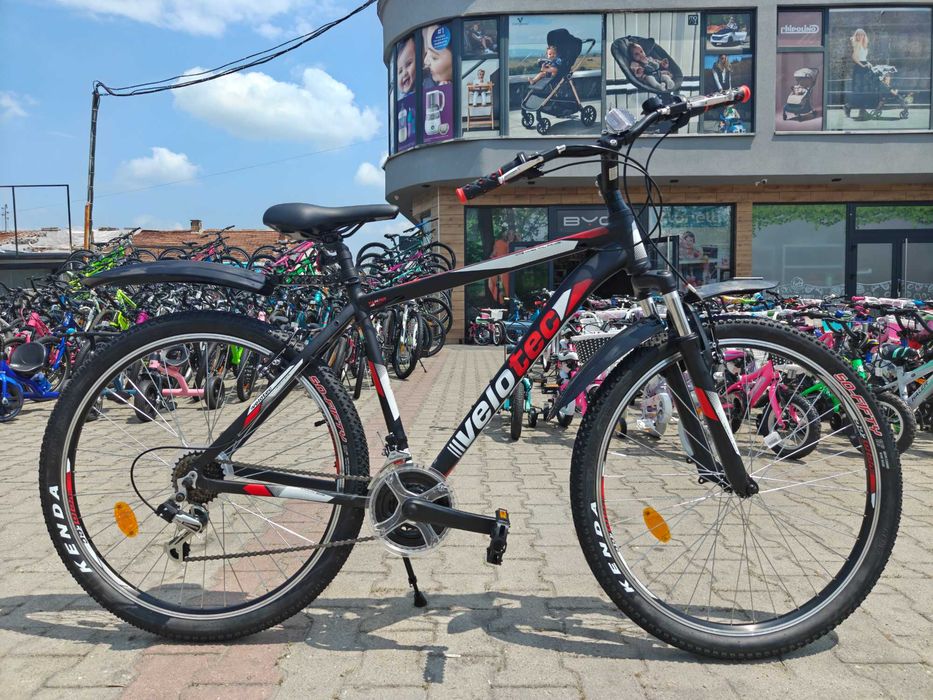 PA Алуминиев велосипед 27.5" PRO черен/червен