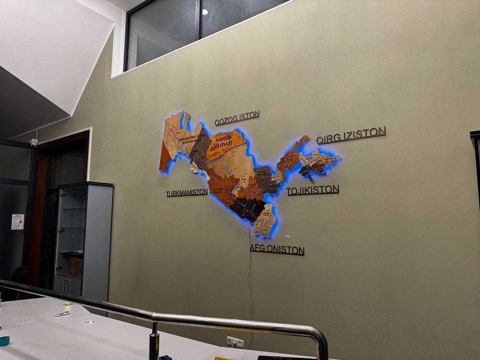 Karta mira lazer 3d dunyo xaritasi лазер дунё харитаси 3д карта мира