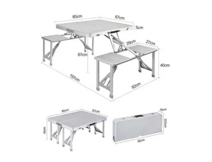 Стул 4 шт стульями Алюминиевой  Для пикника Доставка бесплатно