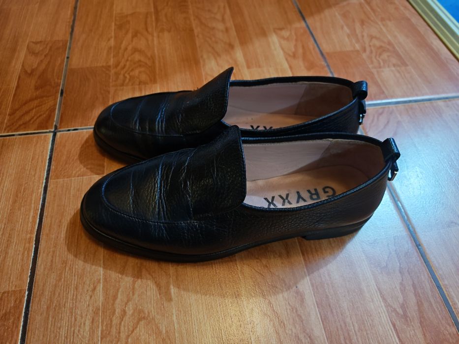 Gryxx pantofi dama negri, de piele, Nr. 38