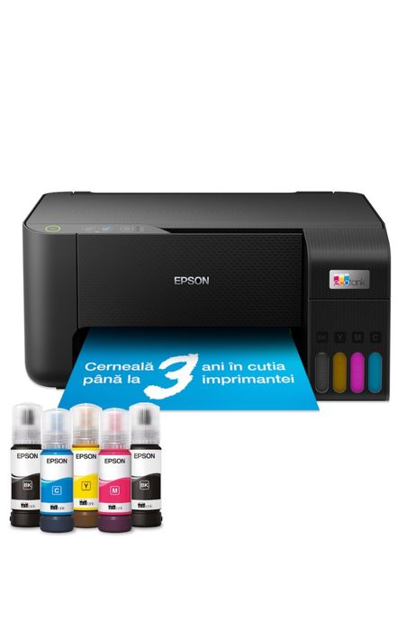 Imprimanta color EpsonL3230 Nouă, conectare cablu