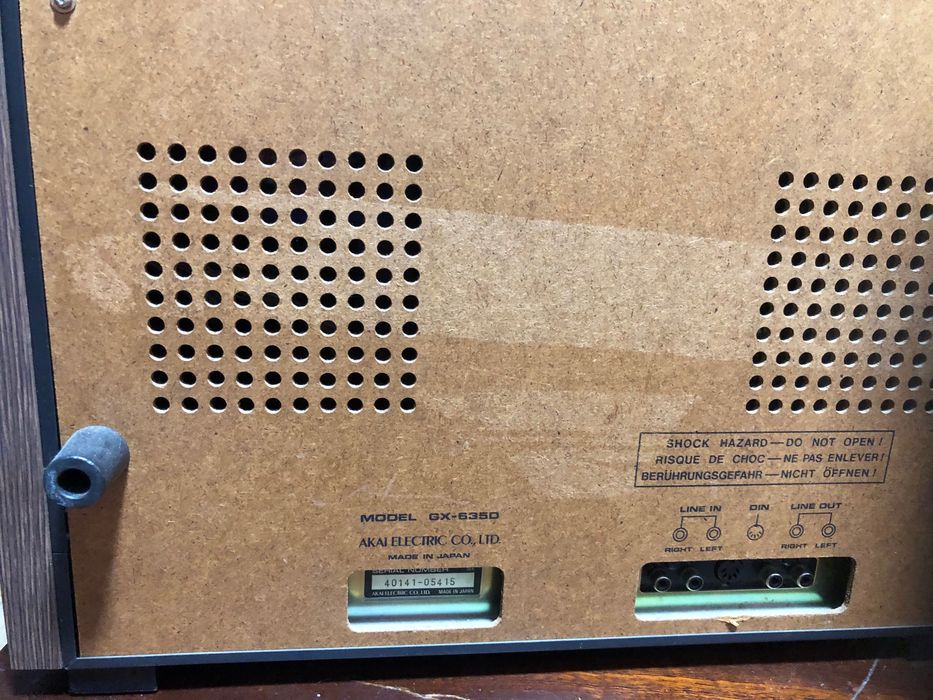 Vintige magnetofon akai gx 635 D
