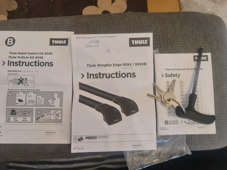 Bare transversale Thule  959X