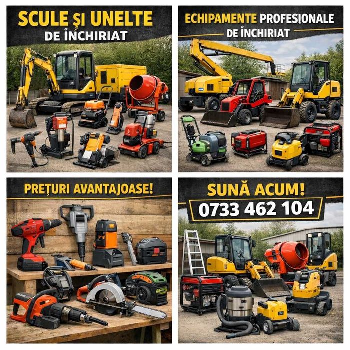 Inchirieri Scule Unelte Echipamente profesionale