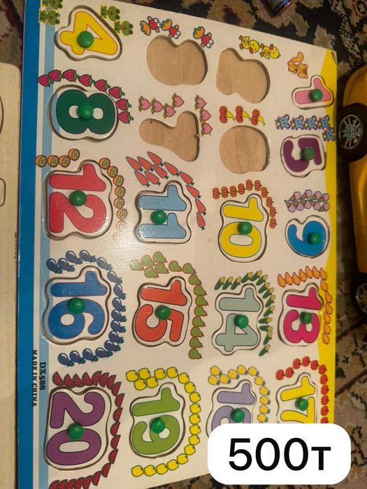 Деревянные пазлы игрушки роботы