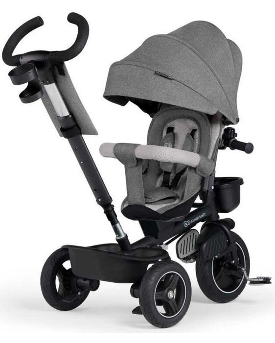 Tricicleta copii Kinderkraft Spinstep gri