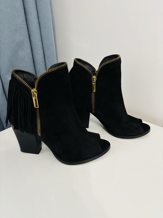 Botine din piele intoarsa-STELLA-35