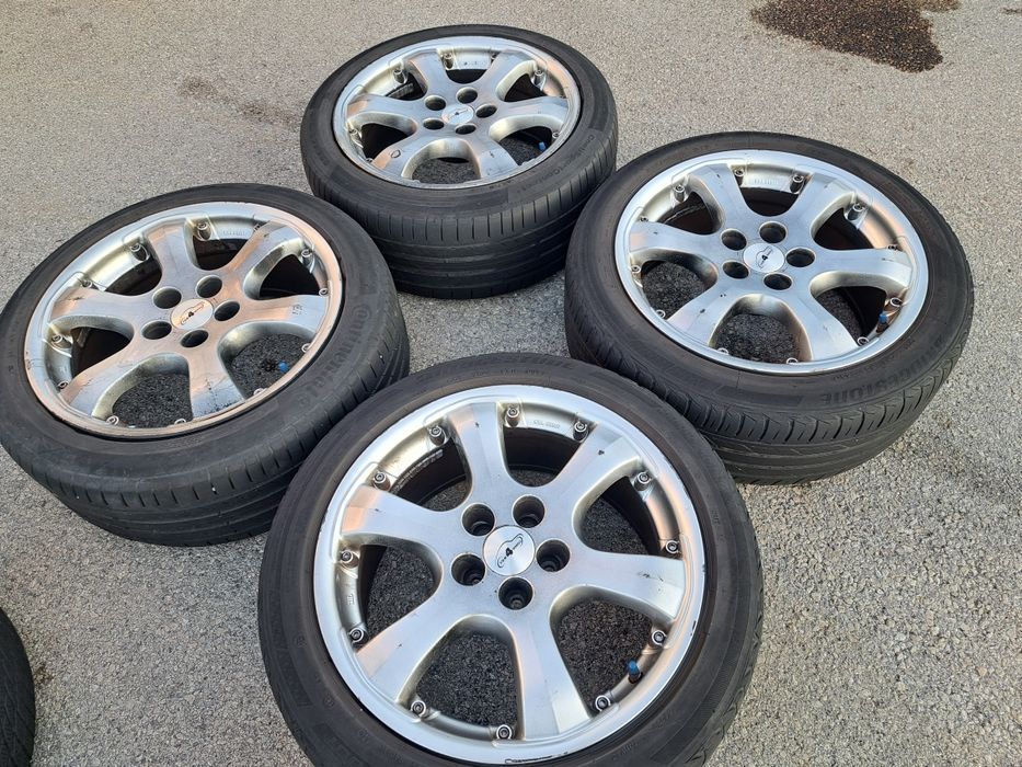 5х100/17 с гуми VW Ауди Шкода Сеат Субару 5x100/17 Audi Skoda Seat