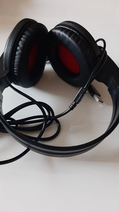 Слушалки denver LED светлина