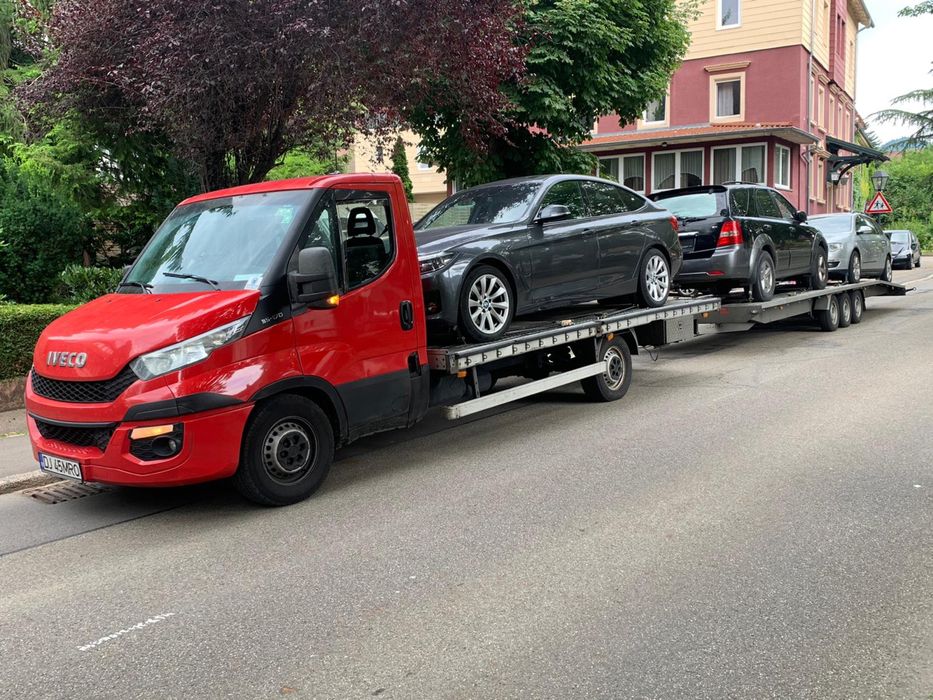 Transport Auto pe plaforma Germania Austria Belgia Olanda