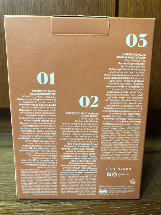 Elemis Superfood Skincare The Glow-Getters Trilogy Gift Set